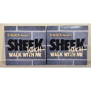 Sheek Louch Walk With Me CD Sampler Promo Lot of 2 D-Block Universal Records